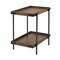 Alaterre Furniture Kyra 3-Piece Oak and Metal Living Room Set with Two 27" Side Tables and 42"L Coffee Table ANKY01111RBG - alternate 3